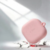 Custodia con gancio in silicone Tech-Protect per Samsung Galaxy Buds 4 / 4 Pro, rosa polvere