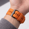 Cinturino in nylon classico Tech-Protect per Garmin Fenix 5X / 5X Plus / 6X / 6X Pro / 7X / 8 / 8 Pro / 9 / 9 Pro 51 mm, arancione segnale