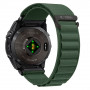 Cinturino per orologio Tech-Protect Nylon Pro per Garmin Fenix 5X / 5X Plus / 6X / 6X Pro / 7X / 8 / 8 Pro / 9 / 9 Pro (47 mm), verde militare