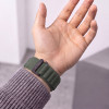 Cinturino per orologio Tech-Protect Nylon Pro per Garmin Fenix 5X / 5X Plus / 6X / 6X Pro / 7X / 8 / 8 Pro / 9 / 9 Pro (47 mm), verde militare