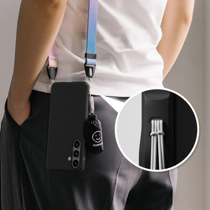 Custodia Ringke Onyx per Samsung Galaxy S25+, nera