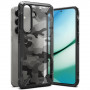 Custodia Ringke Fusion-X per Samsung Galaxy S25+, nero camouflage