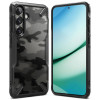 Custodia Ringke Fusion-X per Samsung Galaxy S25+, nero camouflage