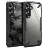 Custodia Ringke Fusion-X per Samsung Galaxy S25+, nero camouflage