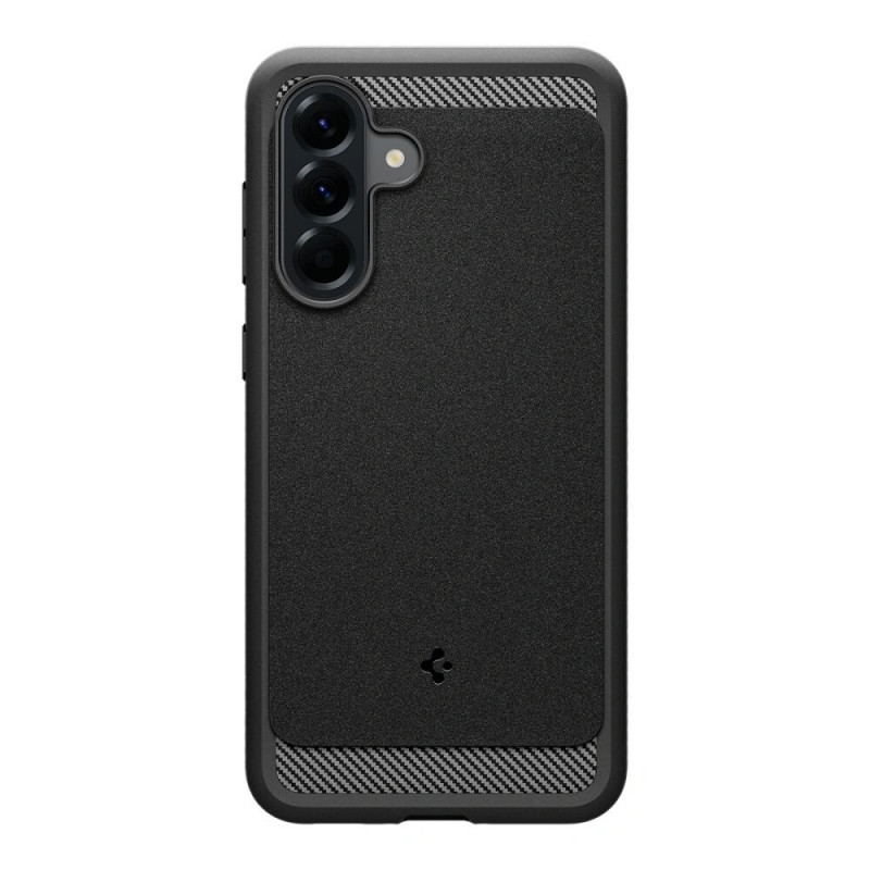 Custodia Spigen Rugged Armor ACS09225 per Samsung Galaxy A56 5G, nero opaco