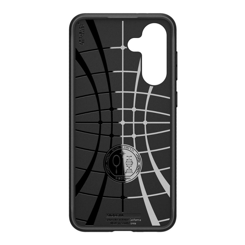 Custodia Spigen Rugged Armor ACS09225 per Samsung Galaxy A56 5G, nero opaco