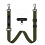 Laccetto per telefono crossbody Tech-Protect C6S Rope 2-in-1, Cargo Khaki (oliva)