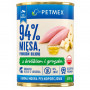 Petmex con coniglio e pera per cani adulti, 400 g