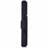 Custodia portafoglio staccabile in silicone testurizzato Decoded per Apple iPhone 18 Pro / iPhone 17 Pro, nero phantom