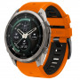Cinturino per orologio Tech-Protect Iconband Pro THP6048 per Garmin Fenix 5X / 5X Plus / 6X / 6X Pro / 7X / 8 / 8 Pro / 9 / 9 Pro (47 mm), arancione / nero