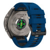 Cinturino per orologio Tech-Protect Iconband Pro THP6040 per Garmin Fenix 5X / 5X Plus / 6X / 6X Pro / 7X / 8 / 8 Pro / 9 / 9 Pro (51 mm), blu navy / nero