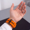 Cinturino per orologio Tech-Protect Iconband Pro THP6044 per Garmin Fenix 5X / 5X Plus / 6X / 6X Pro / 7X / 8 / 8 Pro / 9 / 9 Pro (51 mm), arancione / nero