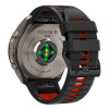 Cinturino per orologio Tech-Protect Iconband Pro THP6038 per Garmin Fenix 5X / 5X Plus / 6X / 6X Pro / 7X / 8 / 8 Pro / 9 / 9 Pro (51 mm), nero / rosso