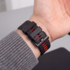 Cinturino per orologio Tech-Protect Iconband Pro THP6038 per Garmin Fenix 5X / 5X Plus / 6X / 6X Pro / 7X / 8 / 8 Pro / 9 / 9 Pro (51 mm), nero / rosso
