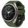 Cinturino per orologio Tech-Protect Iconband Pro THP6041 per Garmin Fenix 5X / 5X Plus / 6X / 6X Pro / 7X / 8 / 8 Pro / 9 / 9 Pro (51 mm), verde / nero