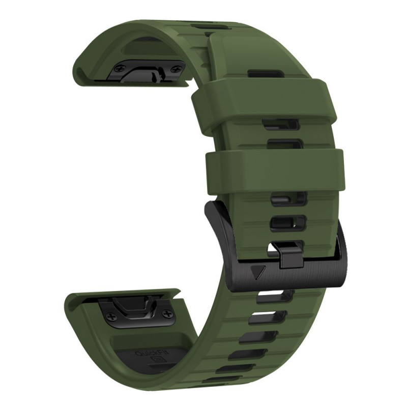 Cinturino per orologio Tech-Protect Iconband Pro THP6041 per Garmin Fenix 5X / 5X Plus / 6X / 6X Pro / 7X / 8 / 8 Pro / 9 / 9 Pro (51 mm), verde / nero