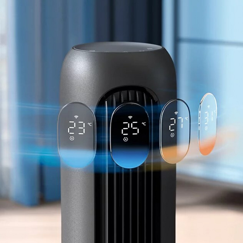 Ventilatore a torre Philips 7000 Series CX7550/01, nero