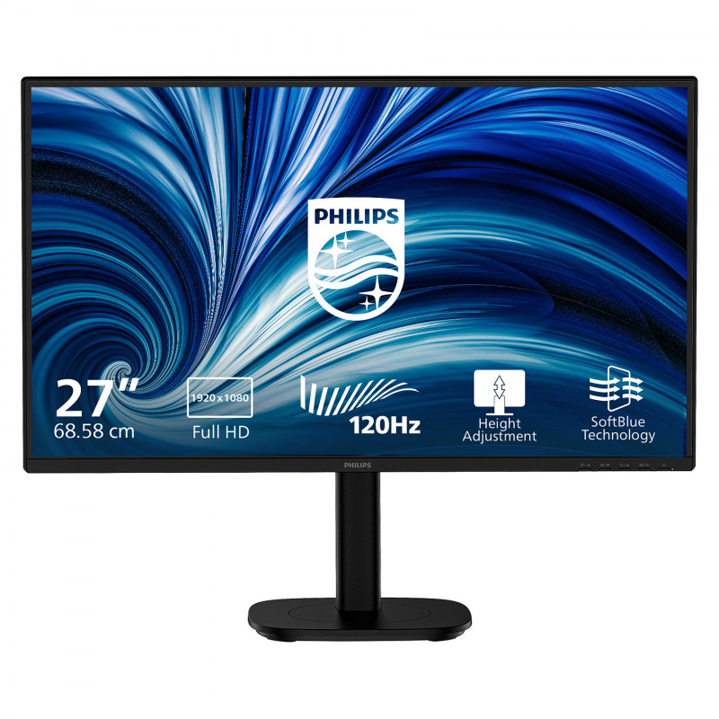 Monitor LED Philips 3000 Series 27B2N3200A/00 da 27 pollici, IPS, Full HD, nero