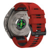 Cinturino per orologio Tech-Protect Iconband Pro THP6043 per Garmin Fenix 5X / 5X Plus / 6X / 6X Pro / 7X / 8 / 8 Pro / 9 / 9 Pro (51 mm), rosso / nero