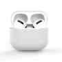 Custodia in silicone Hurtel per AirPods 2 / AirPods 1, bianca