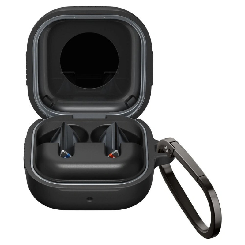 Custodia Rugged Armor Spigen per Samsung Galaxy Buds 4 / 4 Pro, nero opaco
