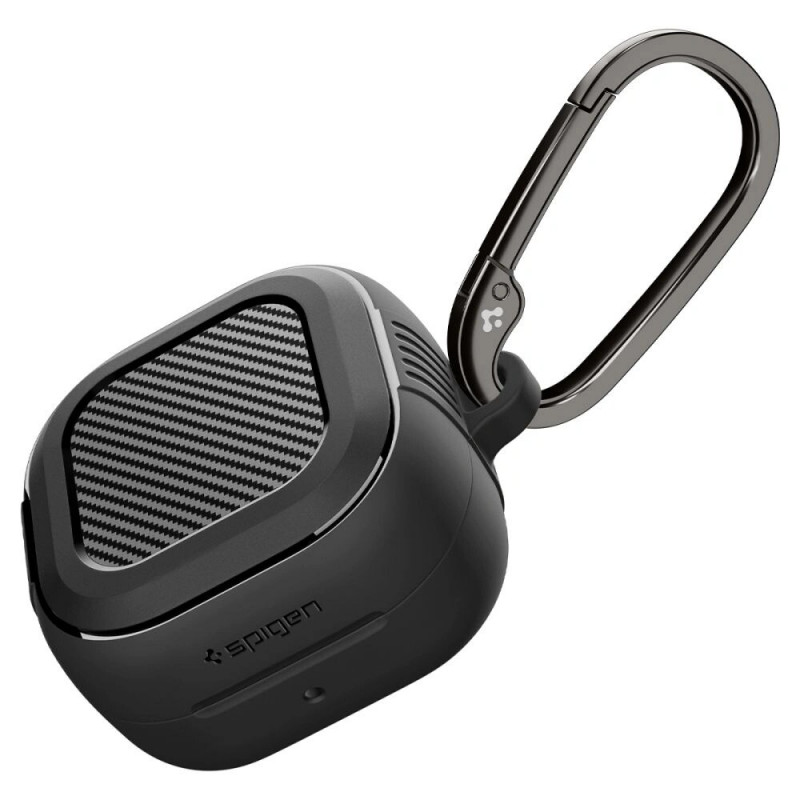 Custodia Rugged Armor Spigen per Samsung Galaxy Buds 4 / 4 Pro, nero opaco