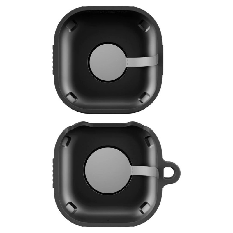 Custodia Rugged Armor Spigen per Samsung Galaxy Buds 4 / 4 Pro, nero opaco