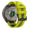Cinturino per orologio Tech-Protect Iconband Pro THP6042 per Garmin Fenix 5X / 5X Plus / 6X / 6X Pro / 7X / 8 / 8 Pro / 9 / 9 Pro (51 mm), lime / nero