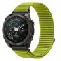 Cinturino per orologio Tech-Protect NylonLoop THP6106 per Garmin Fenix 5X / 5X Plus / 6X / 6X Pro / 7X / 8 / 8 Pro / 9 / 9 Pro (51 mm), lime elettrico