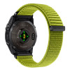 Cinturino per orologio Tech-Protect NylonLoop THP6106 per Garmin Fenix 5X / 5X Plus / 6X / 6X Pro / 7X / 8 / 8 Pro / 9 / 9 Pro (51 mm), lime elettrico