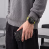 Cinturino per orologio Tech-Protect NylonLoop THP6106 per Garmin Fenix 5X / 5X Plus / 6X / 6X Pro / 7X / 8 / 8 Pro / 9 / 9 Pro (51 mm), lime elettrico