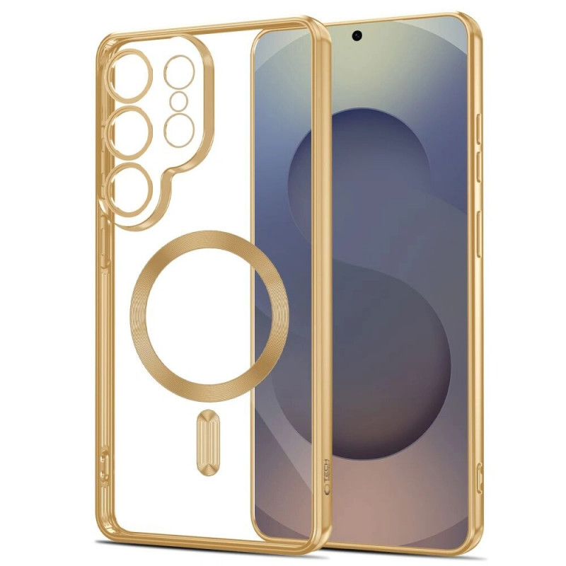 Custodia MagSafe Tech-Protect MagFlex per Samsung Galaxy S26 Ultra, oro brillante