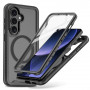 Custodia Tech-Protect Defense MagSafe per Samsung Galaxy S26, nero opaco