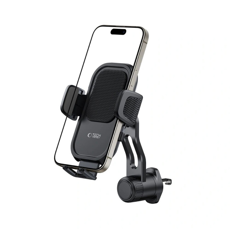 Supporto universale per telefono da auto Tech-Protect V8 per bocchetta di aerazione, nero