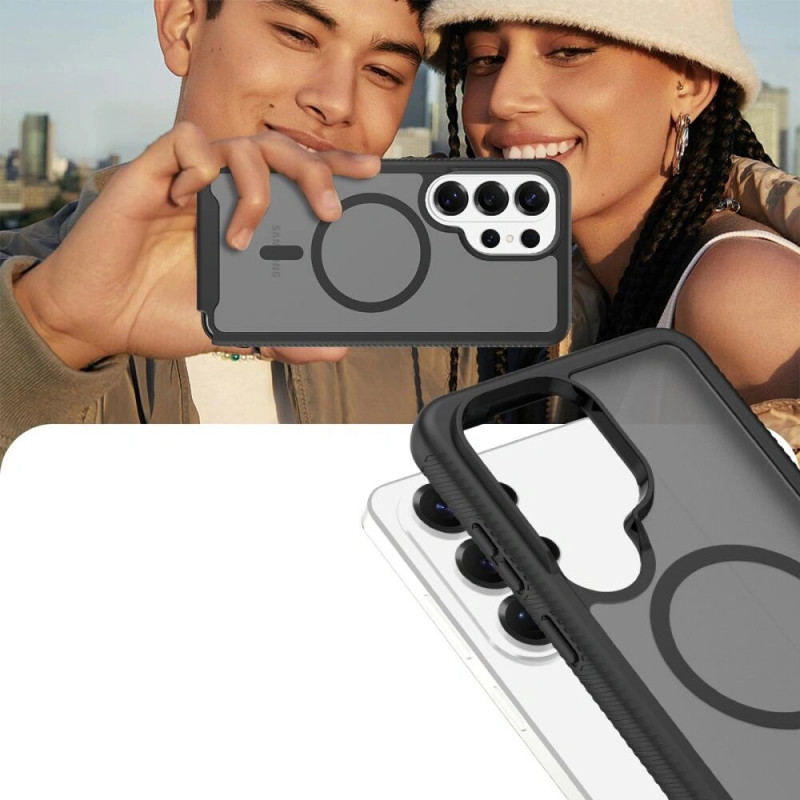 Custodia Tech-Protect Defense MagSafe per Samsung Galaxy S26 Ultra, nero opaco