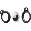 Custodia con catena Rough Tech-Protect per Apple AirTag (THP1351), nera
