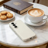 Custodia in silicone MagSafe Tech-Protect per Samsung Galaxy S26+, Cosmic Latte