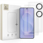 Set vetro temperato Tech-Protect Glass Set+ THP4200 per Samsung Galaxy S25 Edge (3 pz), trasparente