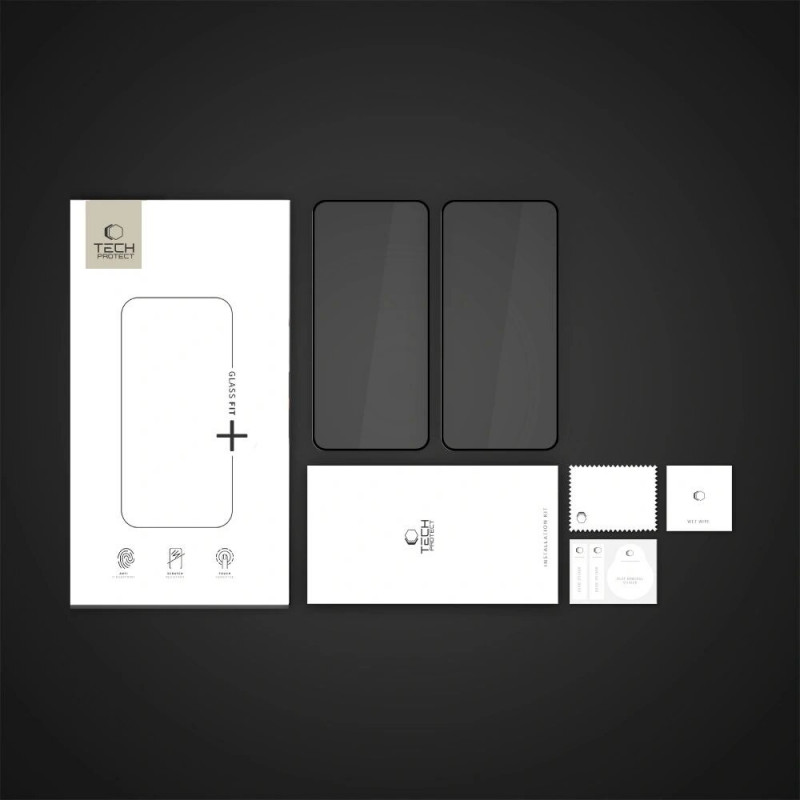 Vetro temperato Tech-Protect Glass Fit+ per Samsung Galaxy S25 Edge (2 pz)