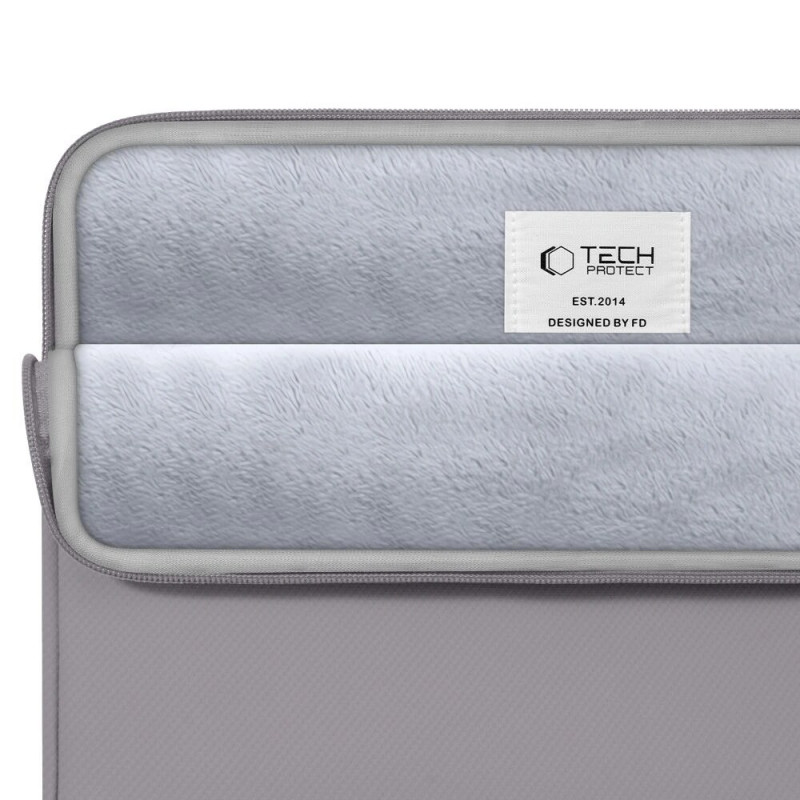 Custodia per laptop Tech-Protect Sleeve 15-16", grigio crayon