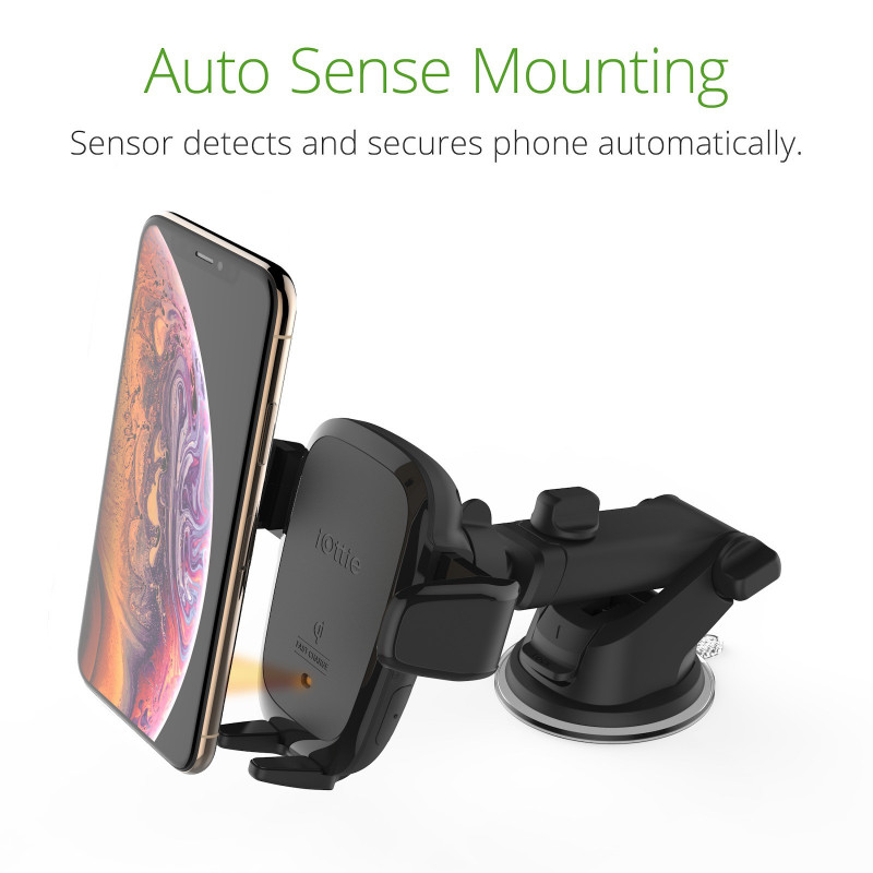 Supporto da cruscotto wireless iOttie Auto Sense con ricarica wireless (7,5 W iPhone, 10 W Android)