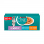 Purina ONE Sensitive Cibo per gatti, pollo e carota, 60 x 85 g