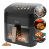 Friggitrice ad aria Cecotec Cecofry&Grill Smokin' 8500, 8,5 L, 2200 W, nera