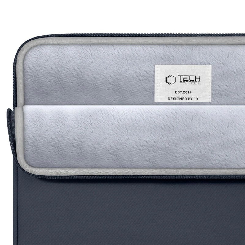 Custodia per laptop Tech-Protect Sleeve 15-16", blu navy