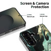 Custodia Tech-Protect Lamano MagSafe per Samsung Galaxy S26, nera e verde