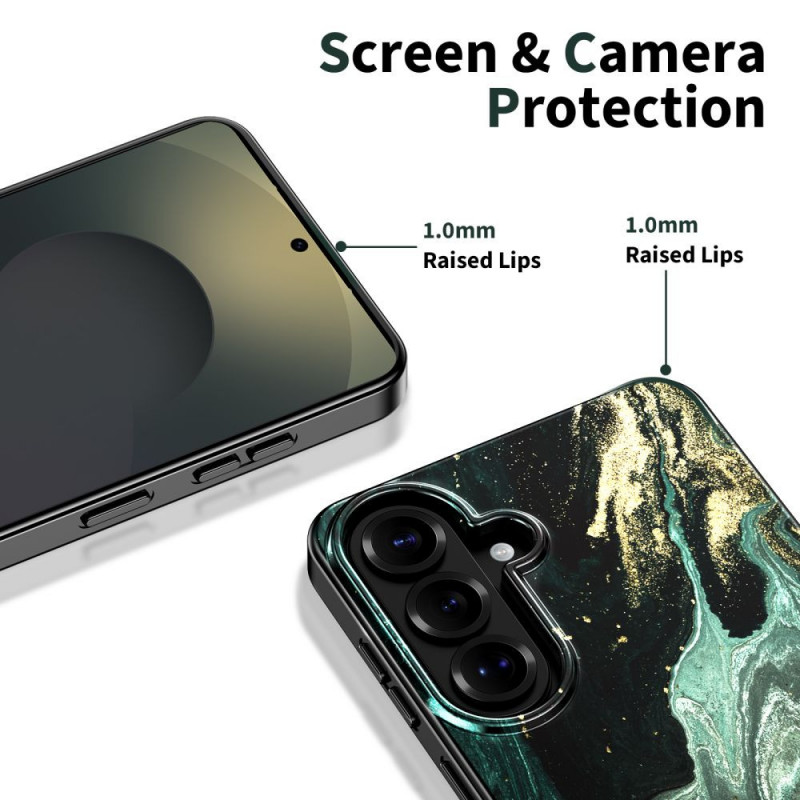 Custodia Tech-Protect Lamano MagSafe per Samsung Galaxy S26, nera e verde