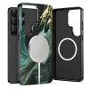 Custodia Tech-Protect Lamano MagSafe per Samsung Galaxy S26 Ultra, nera e verde