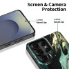 Custodia Tech-Protect Lamano MagSafe per Samsung Galaxy S26 Ultra, nera e verde