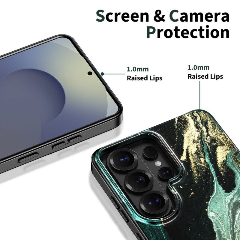 Custodia Tech-Protect Lamano MagSafe per Samsung Galaxy S26 Ultra, nera e verde