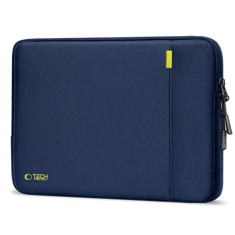 Custodia per laptop Tech-Protect Defender 13-14", blu navy